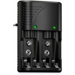 Chargeur de piles universel pour aa / aaa / 9v, chargeur rapide 6802 pour piles rechargeables ni - mh ...