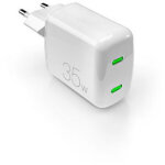 Chargeur pour t�l�phone mobile puro bloc secteur minipro double usb c 35w blanc