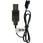 Vhbw - chargeur usb pour batterie de mod�lisme rc avec connexion sm - 2p ou pack d'accus - 60 cm 3, 6 ...