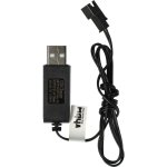 Vhbw - chargeur usb pour batterie de mod�lisme rc avec connexion sm - 2p ou pack d'accus - 60 cm 6 v