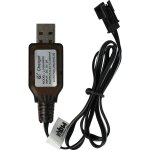 Vhbw - chargeur usb pour batterie de mod�lisme rc avec connexion sm - 3p - 60 cm 6, 4 v