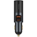 Chargeur de voiture usb - c, prise allume - cigare, qc pd, partagez ensemble, gris