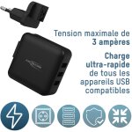 Chargeur voyage usb multi pays (1 pce) - ansmann