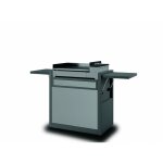 Forge adour - chariot premium acier ferme noir et gris clair 60cm