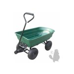 Chariot benne de jardin à 4 roues à tirer Chariot benne de jardin à 4 roues à tirer