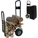 Oxeo - chariot à bûches à roulettes - adapté aux bûches de 33 et 50 cm - charge max 150kg - bâche de ... Oxeo - chariot à bûches à roulettes - adapté aux bûches de 33 et 50 cm - charge max 150kg - bâche de ...