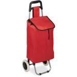 Chariot de courses pliable sac amovible 28 l, caddie pour achats roulettes hlp 92, 5x 42 x 28 cm rouge ... Chariot de courses pliable sac amovible 28 l, caddie pour achats roulettes hlp 92, 5x 42 x 28 cm rouge ...