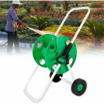 Chariot dévidoir professionnel pour tuyau d'arrosage 50 m 87 cm de hauteur avec raccords Chariot dévidoir professionnel pour tuyau d'arrosage 50 m 87 cm de hauteur avec raccords