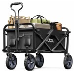 Toboli - chariot de transport enfant noir pliable 100 kg avec roulettes 1020x505x1010 mm poignée télescopique ... Toboli - chariot de transport enfant noir pliable 100 kg avec roulettes 1020x505x1010 mm poignée télescopique ...