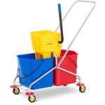 Consult de nettoyage - avec presse - 2 seaux - 48 l