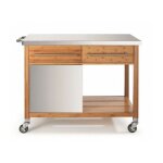 Chariot pour plancha 2 tiroirs - dm creation - 00067n Chariot pour plancha 2 tiroirs - dm creation - 00067n