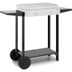 Forge adour - chariot base acier noir 60 Forge adour - chariot base acier noir 60