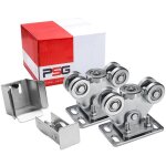 Chariot de portail 2 pi�ces + rouleau + douille de coulissement pour profil 80 - po60. 00p. 80