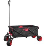 Wiltec chariot de transport pliant enfant ? 1140 x 505 x 1170 mm ? charge max. 80 kg ? avec roues en ...