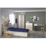 Charlemagne chambre enfant complete - tete de lit + lit + commode + armoire + bureau - contemporain - ...