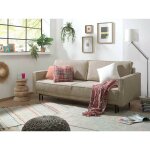 Bestmobilier - charlie - canap� 3 places convertible avec coffre - en velours c�tel�