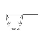 Ferrari srl - charnière d'angle intérieure lofty - semi - circulaire - porte coulissante Ferrari srl - charnière d'angle intérieure lofty - semi - circulaire - porte coulissante