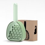 Chat liti�re scoop pooper scoopers animaux liti�re sable pelle scoop avec support pet merde artefact ...