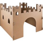 Chteau de la maison de jeu pour enfants chteau de jeu bote artisanale maison en carton chteau en ...