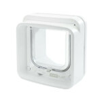 Sureflap - chatiere a puce électronique connecté - blanc - 142 mm x 120 mm (livré sans le hub) Sureflap - chatiere a puce électronique connecté - blanc - 142 mm x 120 mm (livré sans le hub)