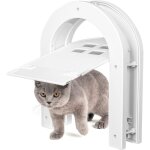Chati�re, chati�re silencieuse � 2 voies, installation facile, porte pour animaux de compagnie durable ...