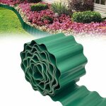 Vente chaude - bordure de pelouse flexible 9 m x 20 cm, bordure de lit ondul�e, bordure de tonte en plastique, ...