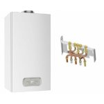 Chaffoteaux - chaudi�re gaz basnox inoa nox 24 kw / vmc compl�te (douilles + dosseret)