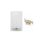 Chaudire gaz basnox luna st blue compact 2. 24 chappe 24 kw / vmc complte (douilles + dosseret)