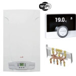 Chappee - chaudi�re gaz basnox luna st blue compact 2. 24 chapp�e 24 kw / vmc compl�te (douilles + dosseret) ...