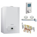 De dietrich - chaudi�re gaz condensation mpx mi slim - 29 kw - compl�te - dosseret - douilles - ventouse ...
