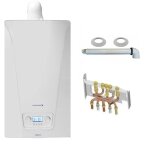 Chappee - chaudire gaz murale condensation accea chappe 25 kw complte (ventouse + douilles + dosseret) ...