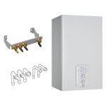 Chaudi�re gaz naturel niagara c 25 cf avec applique et douilles chaffoteaux