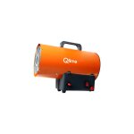 Chauffage de chantier gaz qlima gfa 1015 avec dtendeur gaz orange / gris