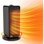 Chauffage d'appoint 1200w, radiateur electrique ceramique, chauffage electrique 2 modes de chauffage, ...