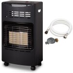 Chauffage d'appoint gaz 4200 - prêt à l'emploi livré avec tuyau et détendeur - intérieur - brûleur céramique ... Chauffage d'appoint gaz 4200 - prêt à l'emploi livré avec tuyau et détendeur - intérieur - brûleur céramique ...