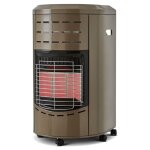 Chauffage d'appoint gaz calgary taupe - int�rieur - br�leur c�ramique infrarouge - 3 puissances de chauffe ...