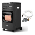 Chauffage d'appoint gaz plio - pr�t � l'emploi livr� avec tuyau et d�tendeur - int�rieur - br�leur infrarouge ...