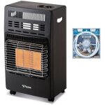 Chauffage d'appoint infrarouge au gaz butane kern - allumage par piezo - surface de chauffe jusqu'a 40 ...