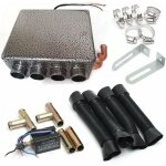 Chauffage auxiliaire universel 12v sous le tableau de bord avec interrupteur de vitesse pour voiture ...