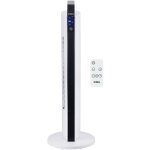 Kekai - chauffage cramique pivotant 2000w tour touch screen 31x31x89 cm avec tlcommande incluse