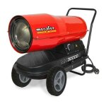 Chauffage de chantier / canon a air chaud diesel / fioul avec turbine incorpore 30000 w mh30000d - mecafer ...