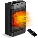 Chauffage electrique, 1500w mini radiateur c�ramique, radiateur soufflant avec t�l�commande, 70�oscillation, ...