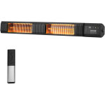 Chauffage exterieur terrasse, 3000 w, radiateur infrarouge electrique avec telecommande, 9 vitesses, ...