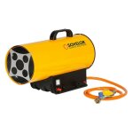 Chauffage mobile sovelor blp17m  air puls au gaz propane 10 - 16kw 220 - 240v allumage manuel