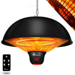 Tresko chauffage radiant plafond infrarouge noir 1500w + télécommande + affichage led radiateur rayonnant ... Tresko chauffage radiant plafond infrarouge noir 1500w + télécommande + affichage led radiateur rayonnant ...