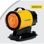 Chauffage radiant portable au fuel � combustion directe 17 kw - minisun - sovelor