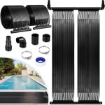 Liferun - chauffage solaire pour piscine 75 x 600 cm, collecteur solaire, rchauffeur solaire, tapis ...