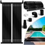 Tillvex chauffage solaire pour piscine 76 x 300 cm rchauffeur solaire cologique ensemble complet de ...