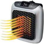 Chauffage soufflant intelligent en c�ramique 800 w, chauffage �lectrique avec prise murale, mini radiateur ...