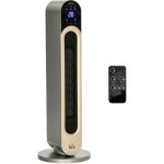 Chauffage soufflant oscillant 1100 / 2200 w - mini radiateur cramique ptc - tlcommande incluse - chauffage ...